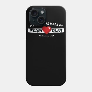 Foam Heart (and Butt) Phone Case