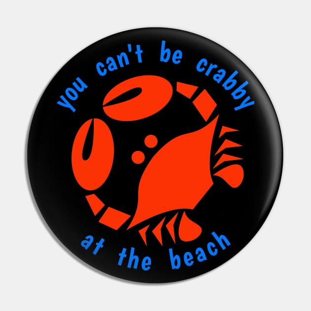 Crabby Beach Pin by shipwrecked2020