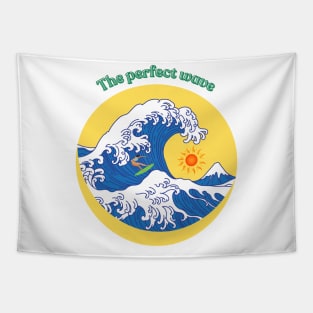 The perfect wave Tapestry