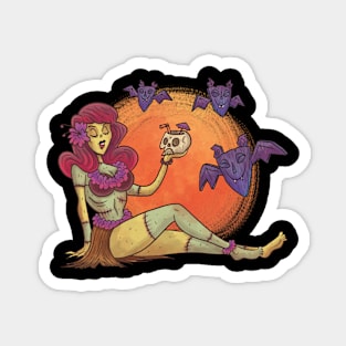 Zombie Tiki Pinup! Magnet