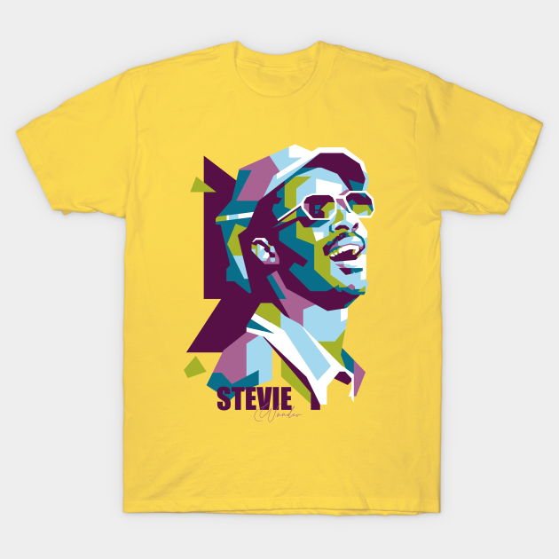 Stevie Wonder Popart - Stevie Wonder - T-Shirt