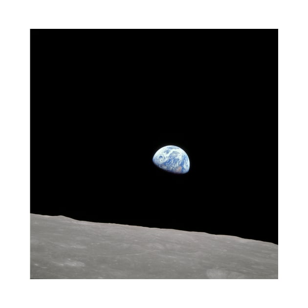 Earthrise over Moon, Apollo 8 (S380/0337) by SciencePhoto