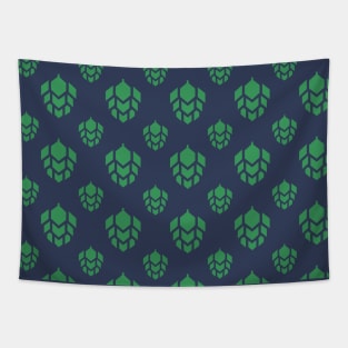 Green Beer Modern hops Pattern Tapestry