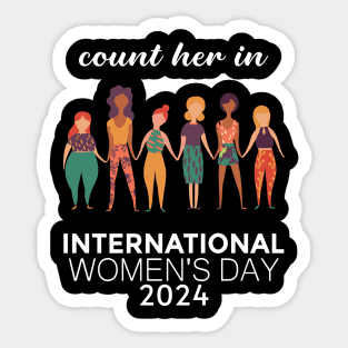 Happy Womens Day 2021 Sticker for Sale by ClaudiaGrosso