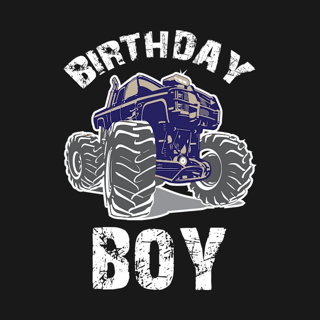 Monster Truck Birthday Boy, Boys Birthday by jmgoutdoors