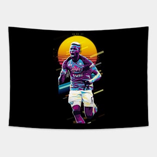 Victor Osimhen Football Player Tapestry