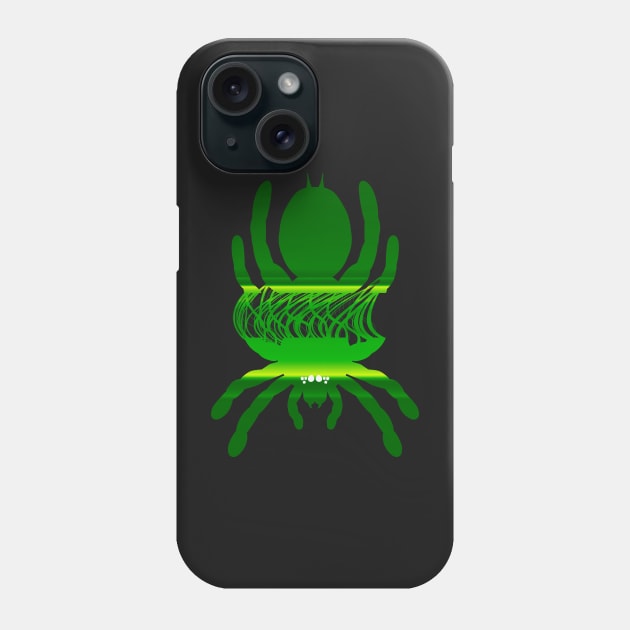 Tarantula Silhouette V131 (Horizontal) Phone Case by IgorAndMore