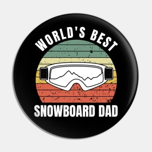 Snowboard Dad Pin