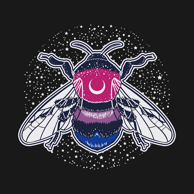 Bisexual Bee Proud LGBT Pride Flag by Psitta