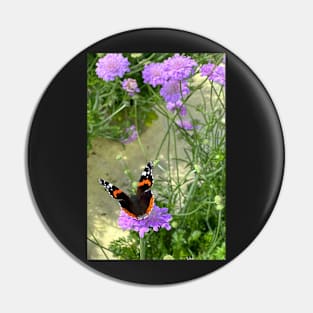 Red Admiral Pin