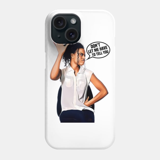 Talk To The Hand Phone Case by FirstTees