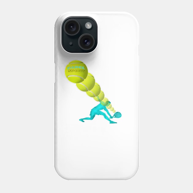 Padel sport 7 Light Blue Phone Case by DymSportswear