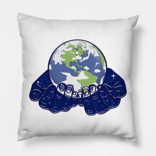 Earth Hands Pillow