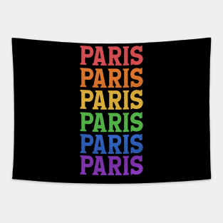 PARIS COLORFUL CHRISTMAS Tapestry