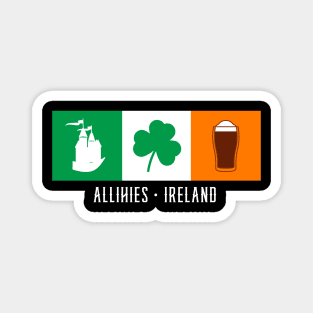 Allihies Ireland, Gaelic - Irish Flag Magnet