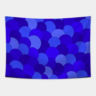 blue scales Tapestry