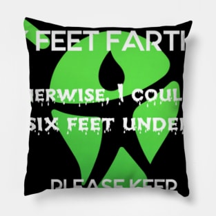 social distancing 005 Pillow