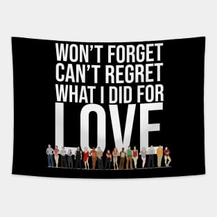 A Chorus Love  Line Tapestry