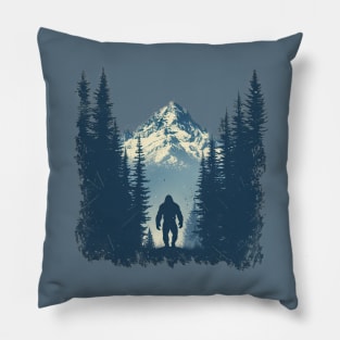 Bigfoot's Majestic Solitude Pillow