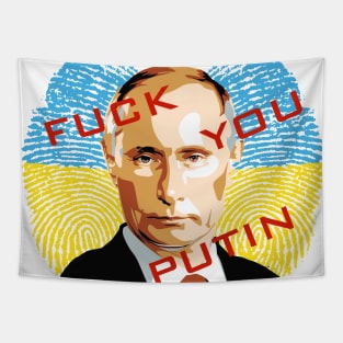 FckU Putin - Let Us Stand With Ukraine Tapestry