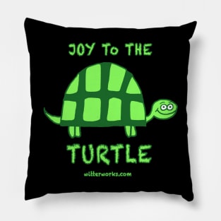 Joy to the Turtle Pillow