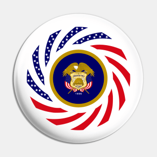 Utah Murican Patriot Flag Series Pin