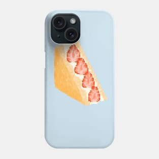 Strawberry fruit sandwich pixel art Phone Case