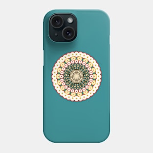 Round floral design Phone Case