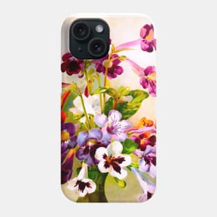 Violet flowers Phone Case