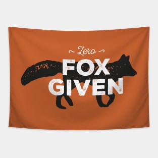 Zero Fox Given Tapestry