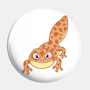 Chocolate Milk Gecko Pin