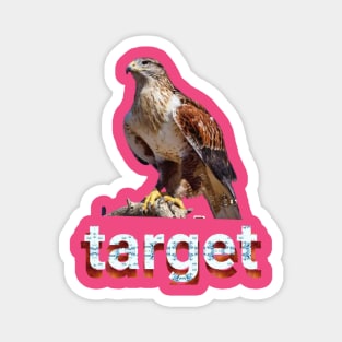 Bird s target beautyful art Design. Magnet