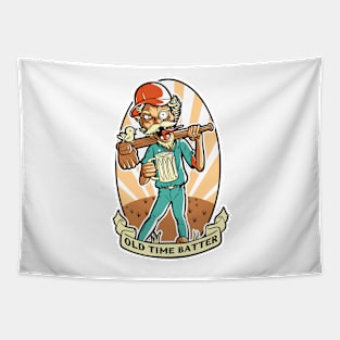 Old Time Batter Tapestry