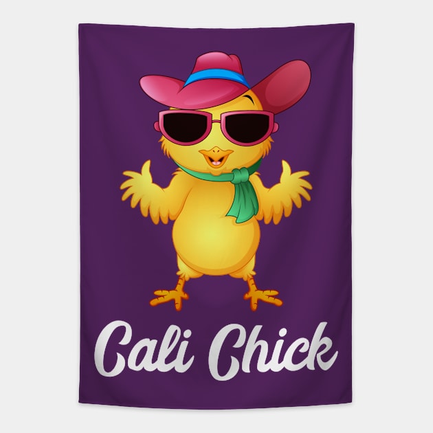 Cali Chick Tapestry by sqwear