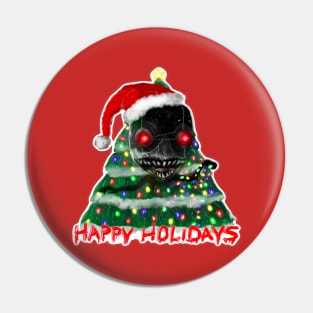 Tree Intruder - Christmas Tree - Happy Holidays Pin