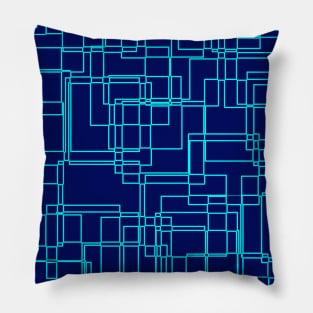 Destructured squares Pillow