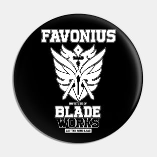 Genshin Impact Favonius Blade Works- White Pin