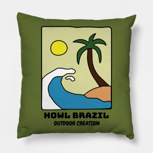 Surf Summer Beach Pillow