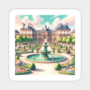 Jardin du luxembourg Magnet