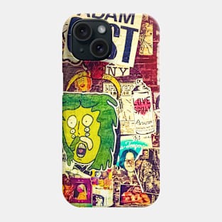 NYC Street Art Graffiti Sticker Phone Case