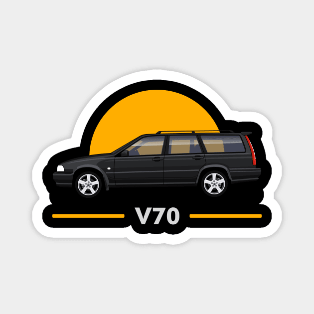 V70 Wagon First Generation Magnet by Turbo29