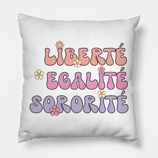 Liberte Egalite Sororite Retro Pillow