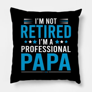 I'm not retired, I'm a professional Papa Pillow