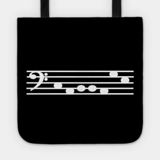 Cabbage Sheet Music Bass Clef Tote