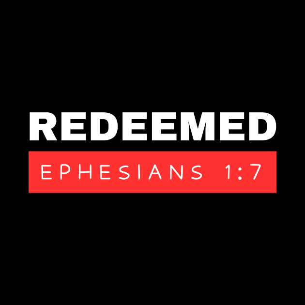 Redeemed | Christian Typography by All Things Gospel