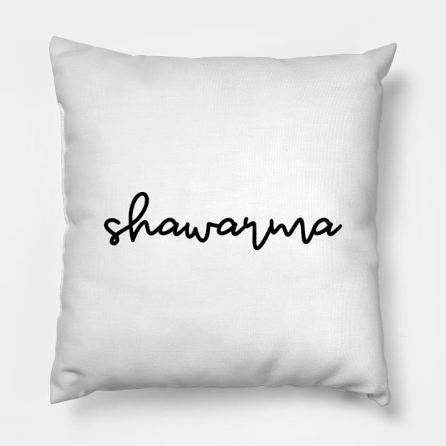 Shawarma Pillow by habibitravels