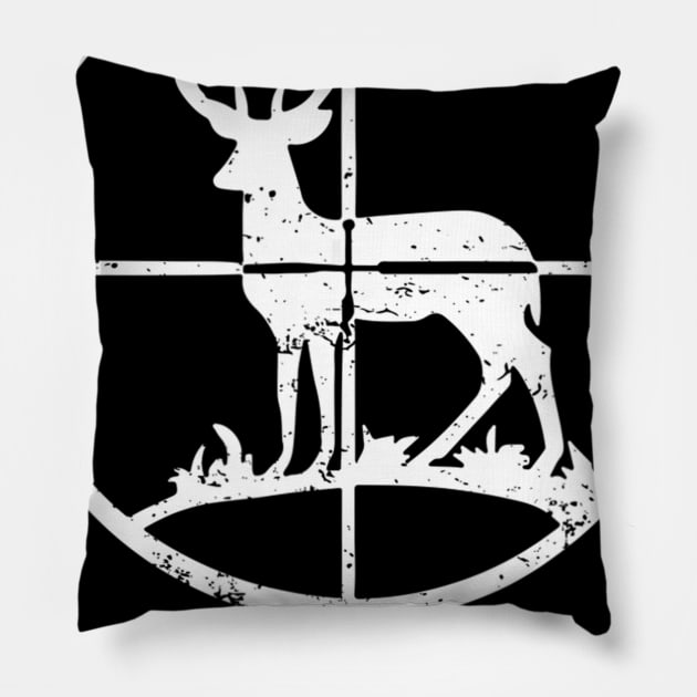 Fast Food Deer Hunting Funny Gift For Hunters Pillow by wcfrance4