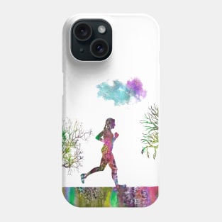 Running woman Phone Case