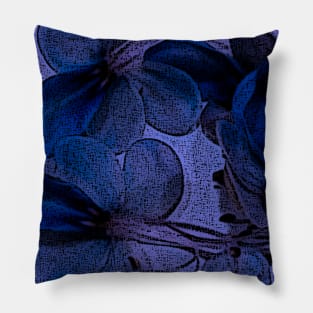 Botanical Pillows Blue Butterfly Flower Glory Bower Wings Pillow