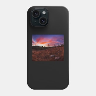 Beautiful vibrant sunset clouds landscape Phone Case